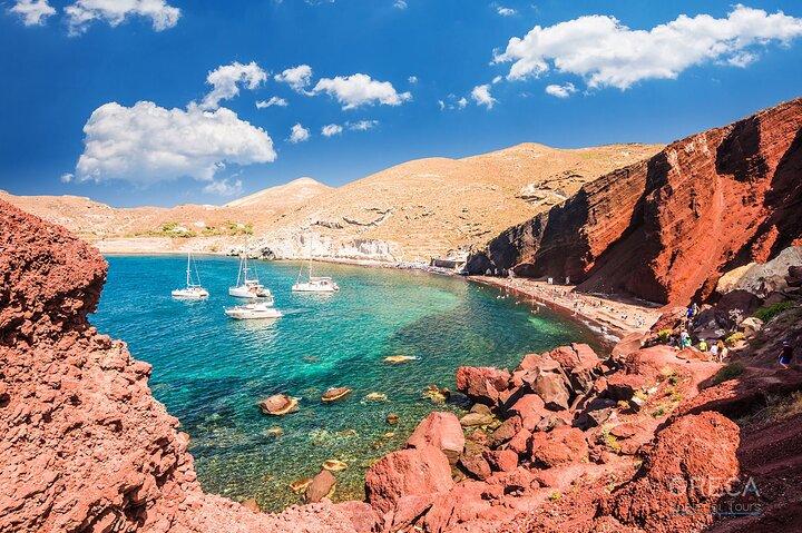 Santorini Private Shore Excursion – Beaches & Highlights