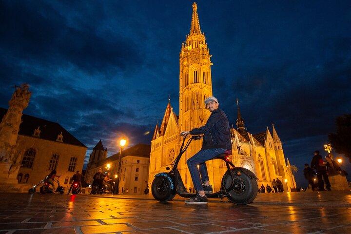 Small-Group Night Tour in Budapest on MonsteRoller e-Scooters