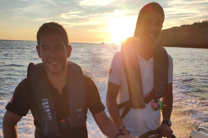 Sunset Benagil Caves Boat Tour from Armacao de Pera