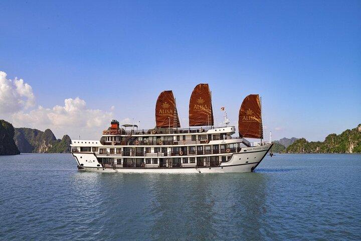 Alisa Premier Luxury 5-Star Cruise in Halong Bay 2 Days 1 Night