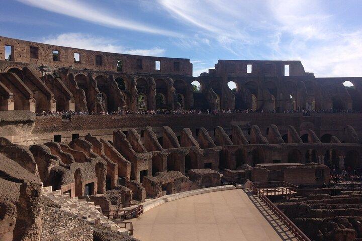 COLOSSEUM UNDERGROUND AND ARENA/ FLOOR Private Tour