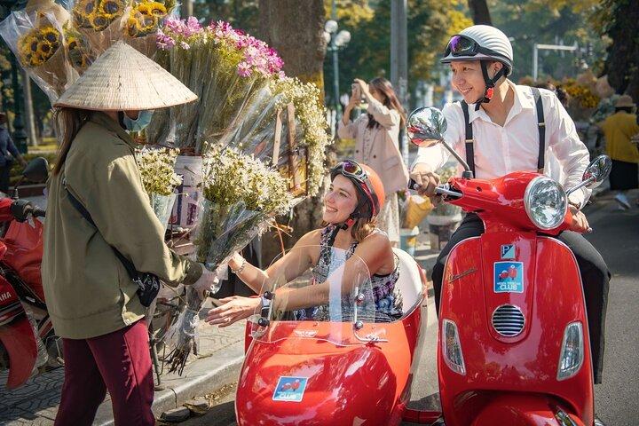 Vespa Sidecar Sightseeing and Cuisine Tour in Hanoi