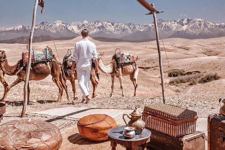 Private transfer from Marrakech to Agafay Desert
