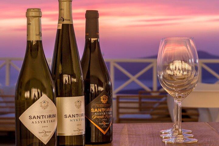 Santorini Private Island Tour & Sunset Dinner at Santo Wines