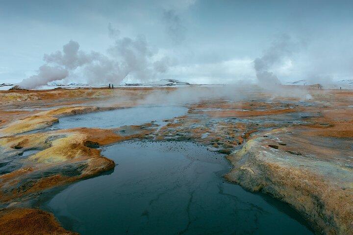 Lake Myvatn, Hot-Springs & Godafoss Waterfall Tour from Akureyri