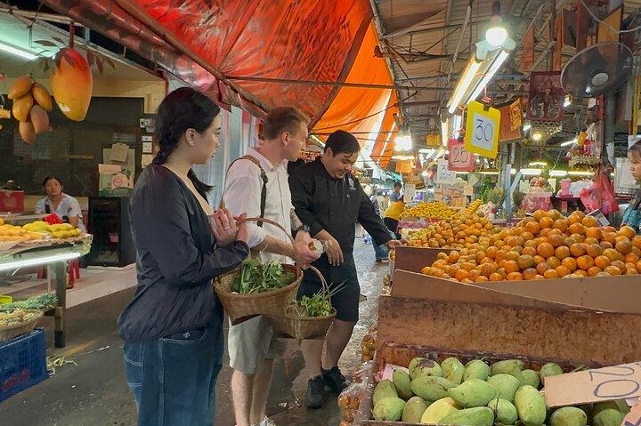 Authentic Thai Cooking with the Largest market visit &TukTuk ride