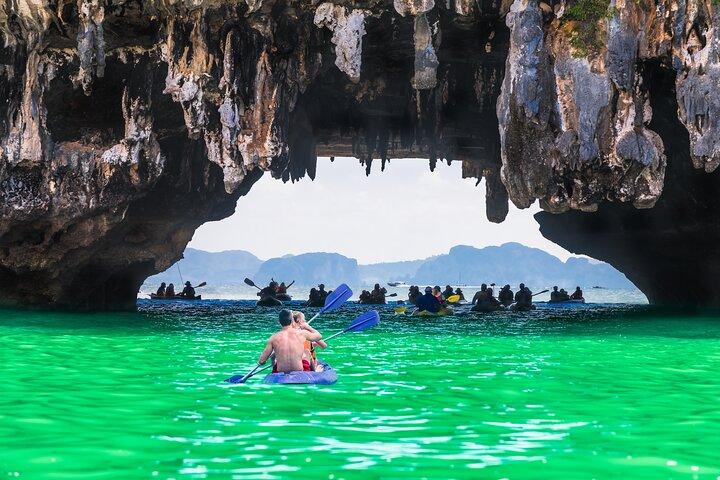 James Bond Twilight Sea Canoe and Glowing Plankton from Phuket