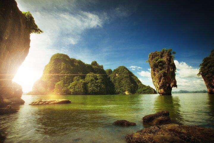 James Bond Twilight Sea Canoe and Glowing Plankton from Phuket