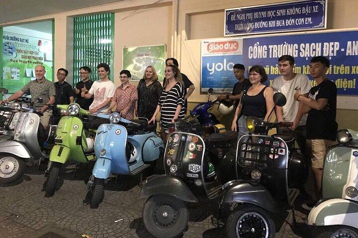 Saigon Nightlife Half-Day Tour by Vintage Vespa/Motorcycle