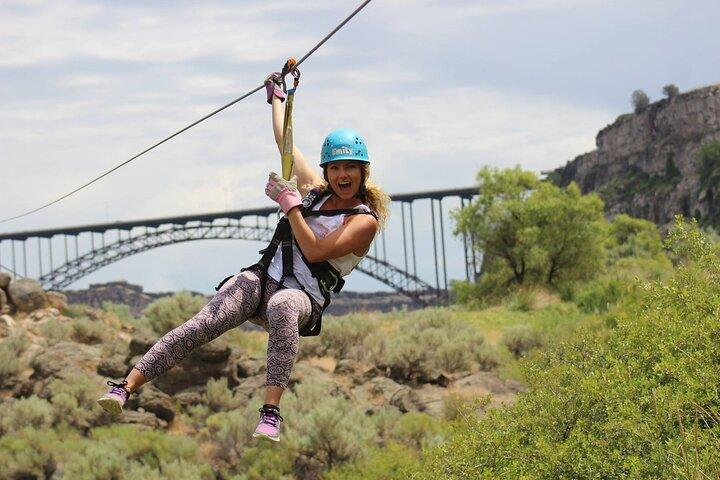 Zipline Adventure in the Snake River Canyon