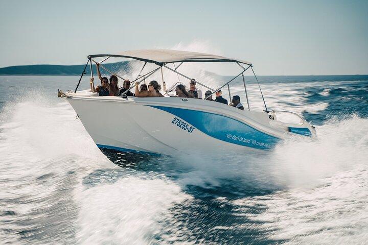 From Split: Small-Group Blue Lagoon and 3 Islands Speedboat Tour
