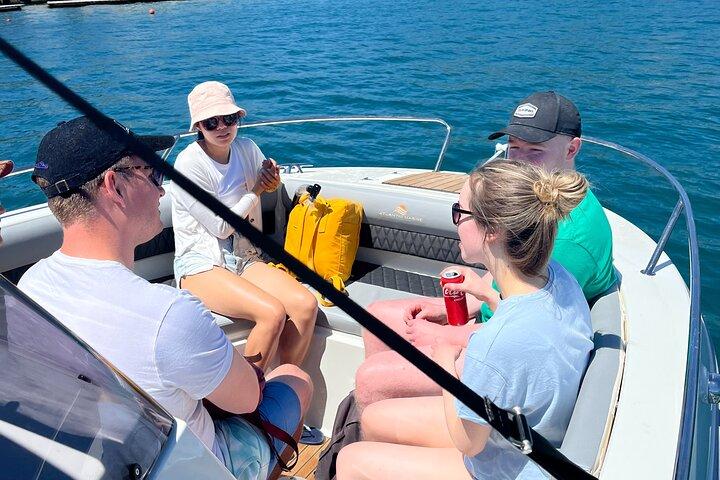 Blue & Green Cave,Sunj beach Small Group Tour with Speedboat