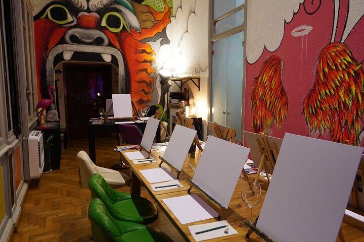 Drink & Draw with Gorgeous Nude Male Model in Rome