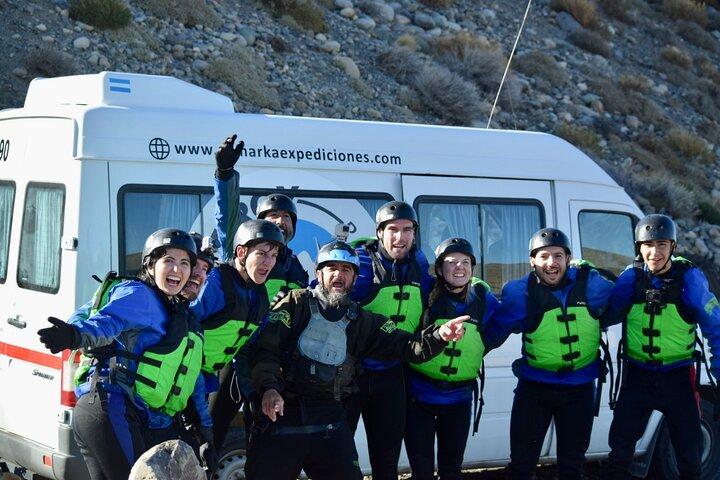 Rafting experience on the Rio de las Vueltas in Patagonia