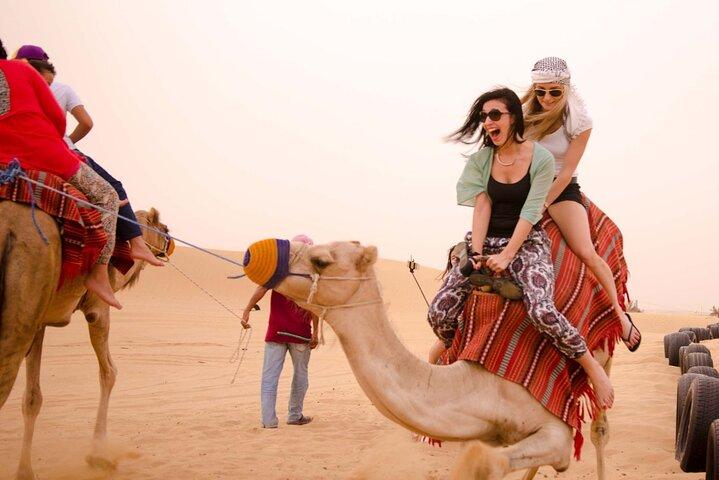 Dubai 4X4 Desert Safari , Camel Ride ,4 Live Shows, BBQ Dinner
