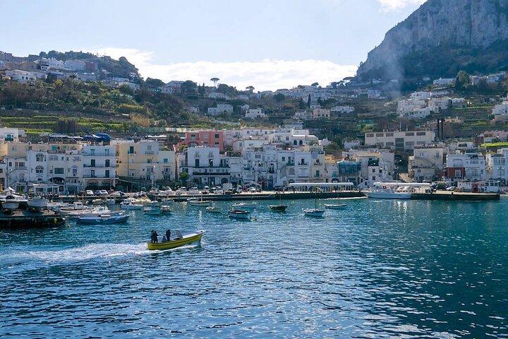 From Sorrento: Capri & Blue Grotto Small Group Tour