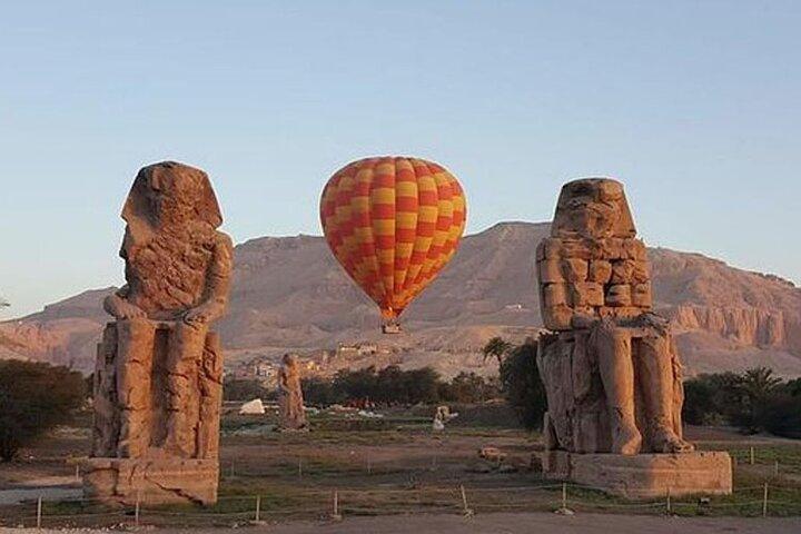 One package Luxor Hot Air Balloon with Luxor Full Day Tour