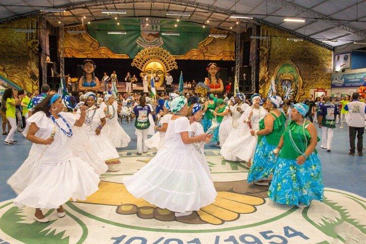 São Paulo Carnaval Rehearsal: Samba School, Culture, Traditional Music & Dancing