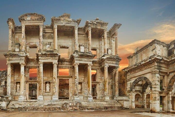 Private Ephesus skip line tour flight tickets from istanbul