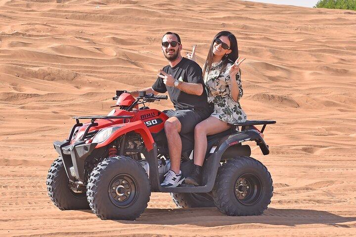 Desert Thrills: Dune Bashing, 30-min Quad Biking, Dances & BBQ