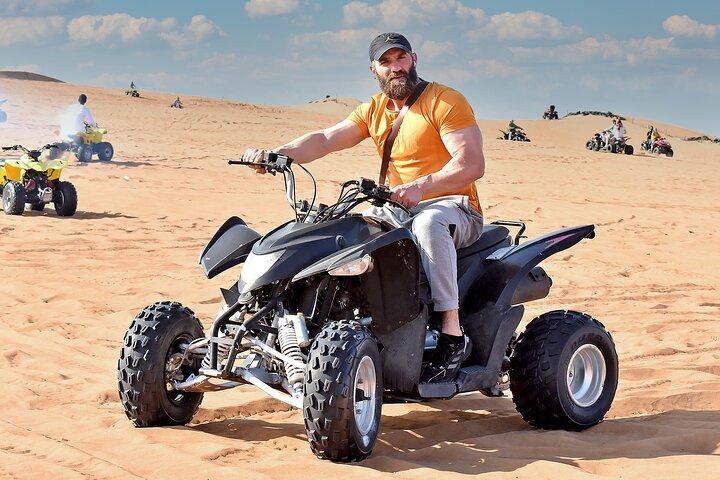Desert Thrills: Dune Bashing, 30-min Quad Biking, Dances & BBQ