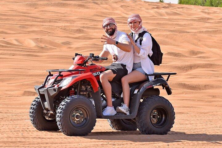 Desert Thrills: Dune Bashing, 30-min Quad Biking, Dances & BBQ