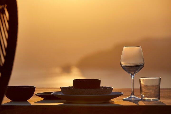 Private Romantic Sunset Dinner with Caldera views in Santorini