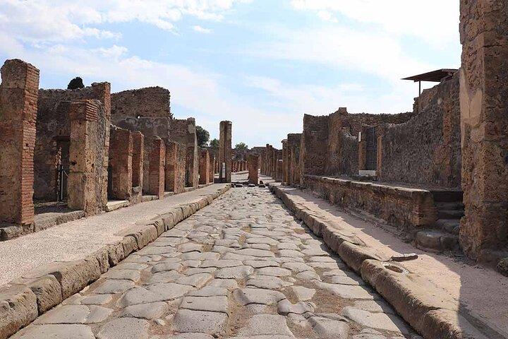 Pompeii Tour with Lunch and Wine Tasting from Positano
