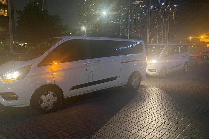 Private Minivan Arrival or Departure Transfer Dubai Airport DXB