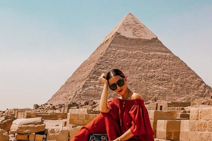 Private Guided Giza Pyramids and the Grand Egyptian Museum Tour