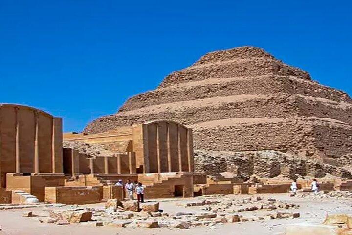 Private Tour Giza Pyramids, Sakkara, Memphis, Lunch & Camel Rides