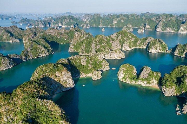 Ha Long Bay Day Cruise, Cave, Kayaking, Swimming, Bus & Lunch