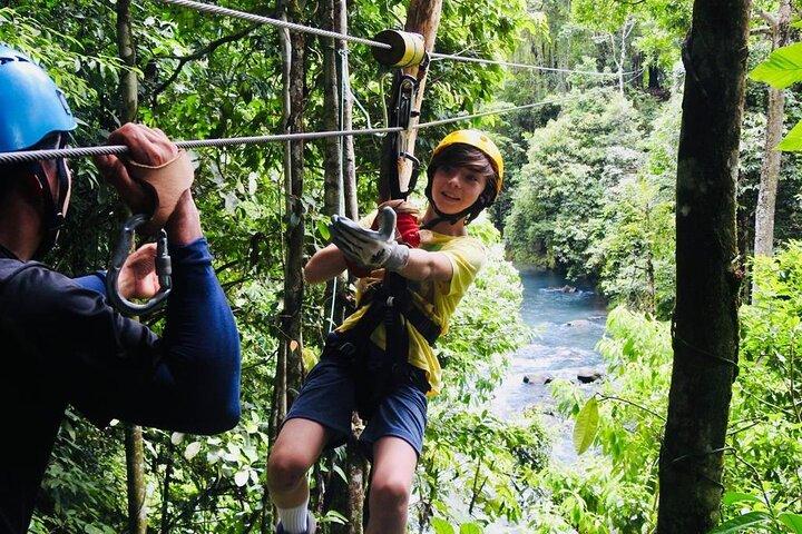 Tubing Rio Celeste & Half-Day Ziplining Adventure