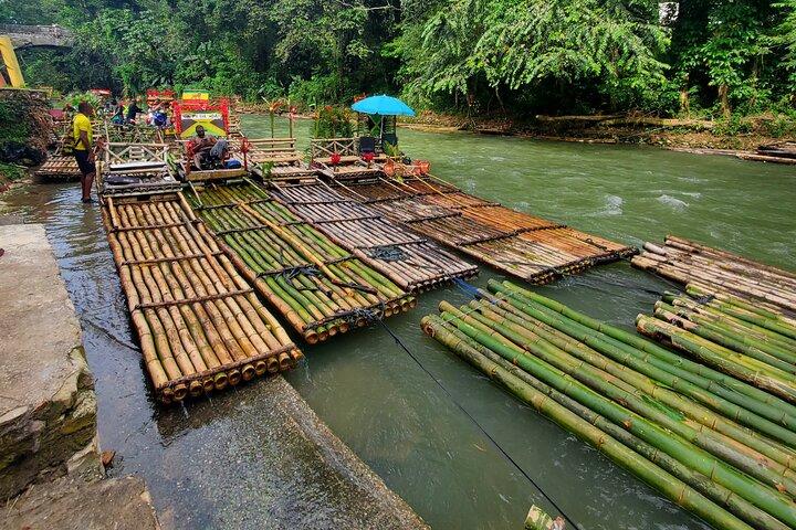 Montego Bay Bamboo Rafting & limestone Massage.