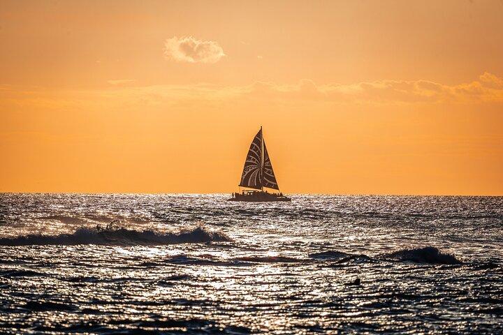 Waikiki Sunset Cocktail Sail on the Moana Catamaran