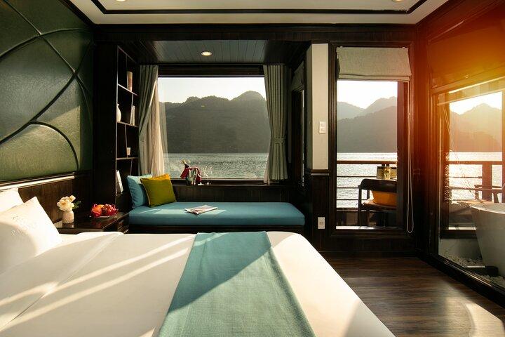 Peony Cruise 5* Lan Hạ Bay 2 days 1 night with 2 ways transfer