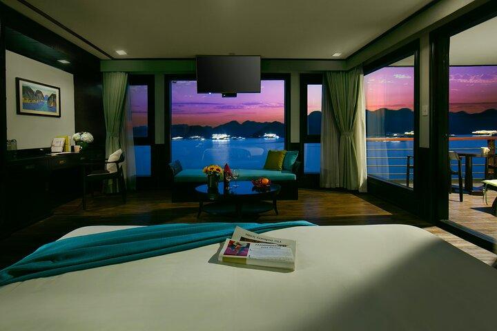 Peony Cruise 5* Lan Hạ Bay 2 days 1 night with 2 ways transfer