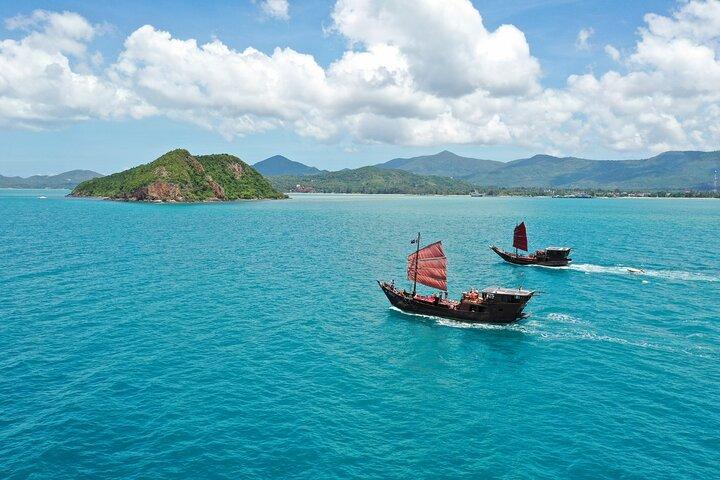 Full Day Chantara Pirate Junk Boat Koh Phangan Cruise with Sunset