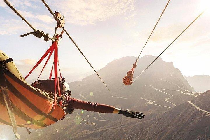 Ras Al Khaima Jebel Jais Zipline World's Largest with Transfer