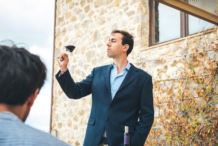 Visit to the Cellar with Wine & Food Tasting over the Val d'Orcia