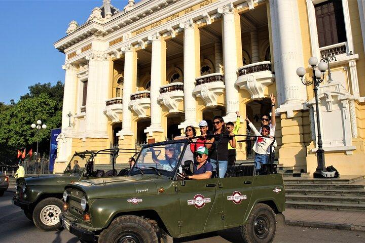 Hanoi City Tour by Vintage Jeep: Train Street & Hidden Gems