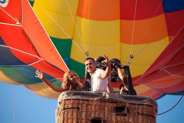 Private Full-Day Tour with Balloon and Sunset Felucca