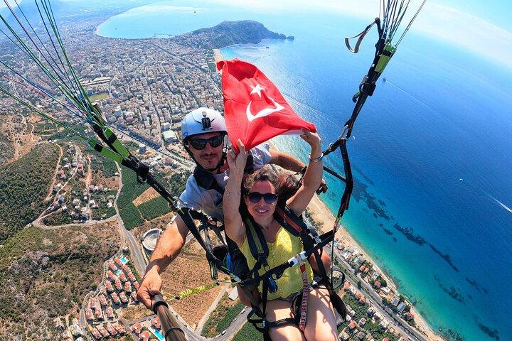 Tandem Paragliding in Alanya with Professional Licensed Pilots
