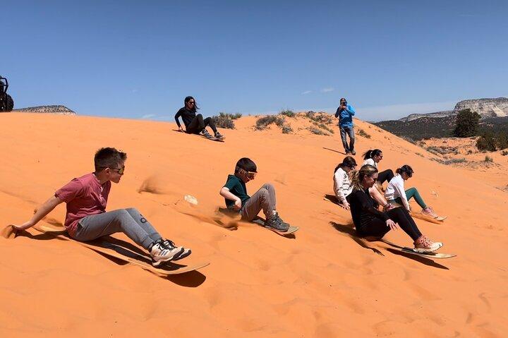 Peek-a-boo Slot Canyon Tour and Sandboarding UTV Adventure