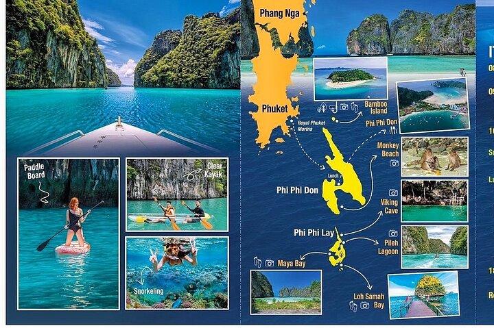 Premium Phi Phi, Maya Bay, Bamboo islands tour Speed Catamaran
