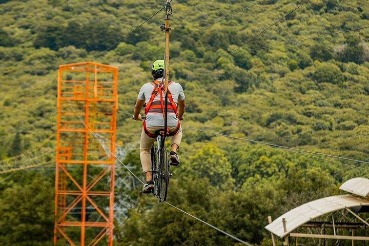 The best of Ruta de Las Flores: Bike Zipline + Ataco + Hotsprings