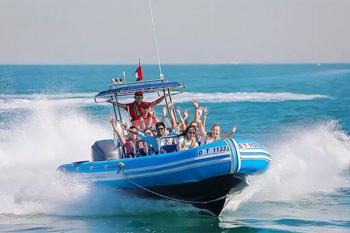 90 Minutes Amazing Speedboat Rib Tour Dubai Experience
