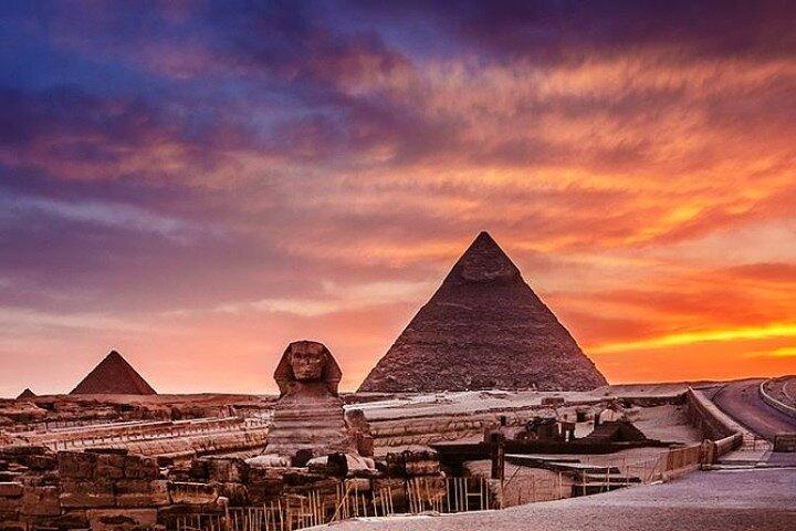 Giza Pyramids in New Light with Sound and Light Private Show