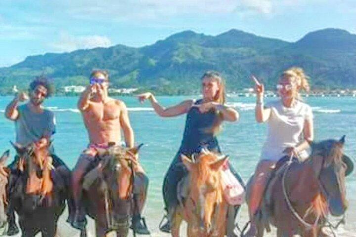AMBER COVE-TAINO BAY Horses Beach Ride & City Sightseeing