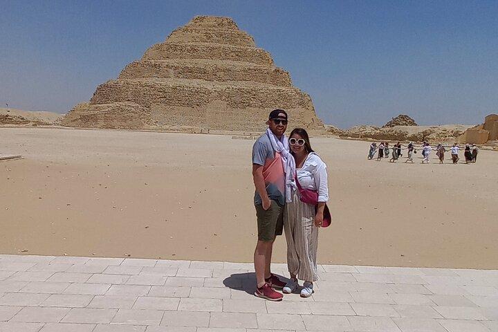 Giza Pyramids,Sphinx,Saqqara and Memphis with Lunch& Camels Ride